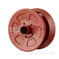 10" red color steel rims